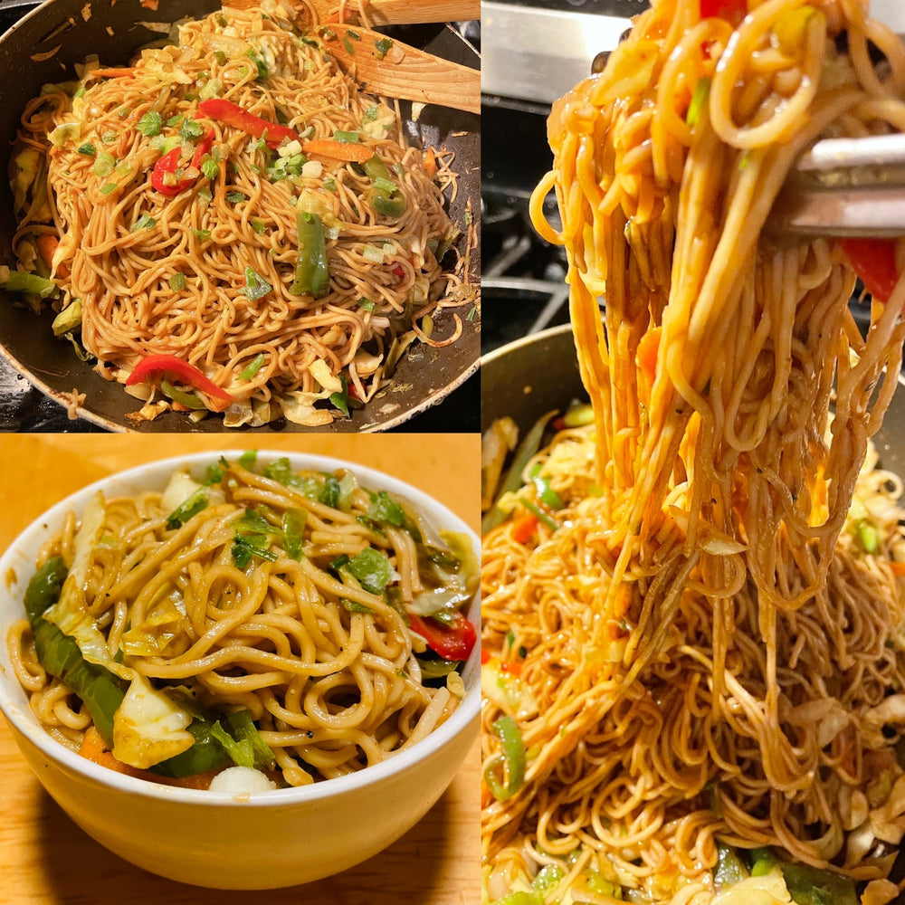 Spicy Vegetable Hakka Noodles